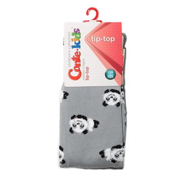 Колготи Conte Kids Tip-Top дитячі бавовняні сірі 104-110р - купити, ціни на ULTRAMARKET - фото 1