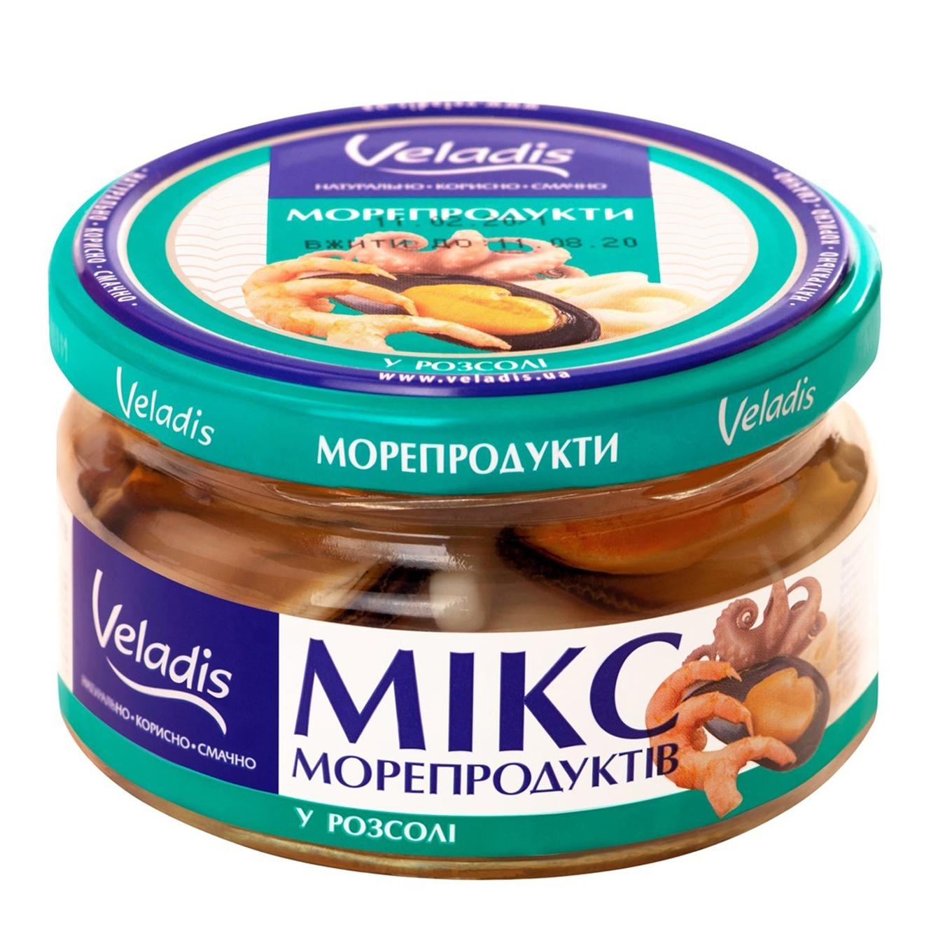 

Микс Морепродуктов в рассоле Veladis 200г