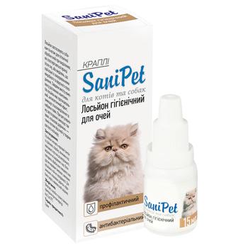 ProVET SaniPet Eye Care Lotion for Cats and Dogs Drops 15ml - buy, prices for MasterZoo - photo 1