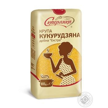 Крупа кукурузная Сквирянка мелкая Экстра 800г купить, цены на МегаМаркет - фото 1