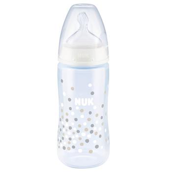 Nuk FC Plastic Bottle with Silicone Baby's Dummy and Temperature Indicator s1 0.3l - buy, prices for - photo 1