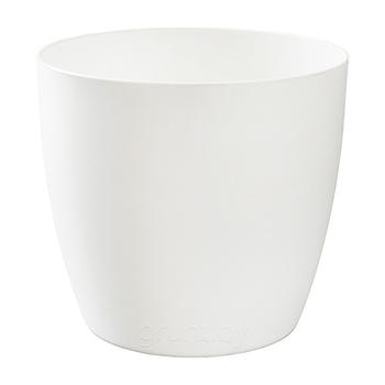 Горщик білий Don-Plast aga mat для квітів 18см - купити, ціни на - фото 1