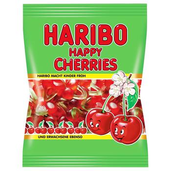 Цукерки Haribo Happy Cherries желейні 80г - купити, ціни на КОСМОС - фото 1