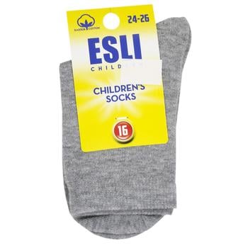 Esli Grey Children's Socks Size 16 - buy, prices for COSMOS - photo 2