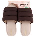 Twins Knitwear with Stitching Women's House Slippers s.36-40