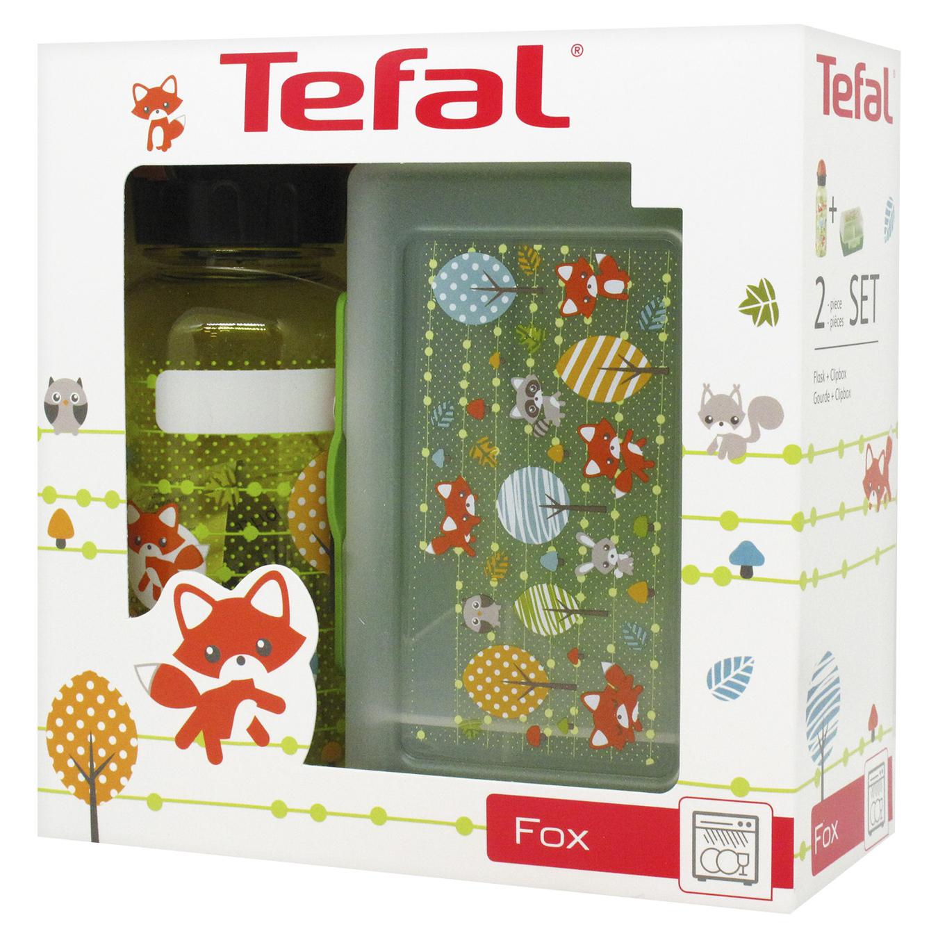 

Набор для ланча детский Tefal Лиса ланчбокс + бутылка 400мл