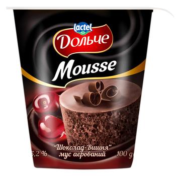 Dolche Chocolate-Cherry Flavored Aerated Mousse 3.2% 100g - buy, prices for Auchan - photo 2