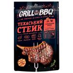 Grill&BBQ Pripravka Приправа для м'яса і курки Техаський стейк з сичуанськи перцем часником і солодом 30г