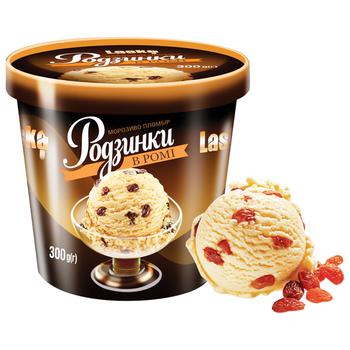 Laska Raisins in Rum Ice Cream 300g - buy, prices for Tavria V - photo 1