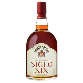 Бренді Siglo XIX Solera Gran Reserva 38% 0,7л