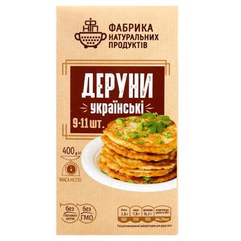 Драники Фабрика натуральных продуктов Украинские 9-11шт 400г - купить, цены на Auchan - фото 2