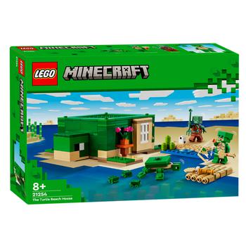 Конструктор Lego Minecraft Пляжний будинок у формі черепахи - купити, ціни на Auchan - фото 1