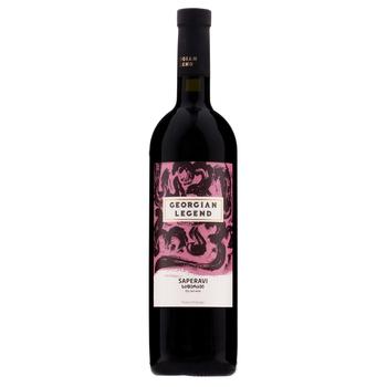 Вино Georgian Legend Саперави красное сухое 0,75л - купить, цены на - фото 1
