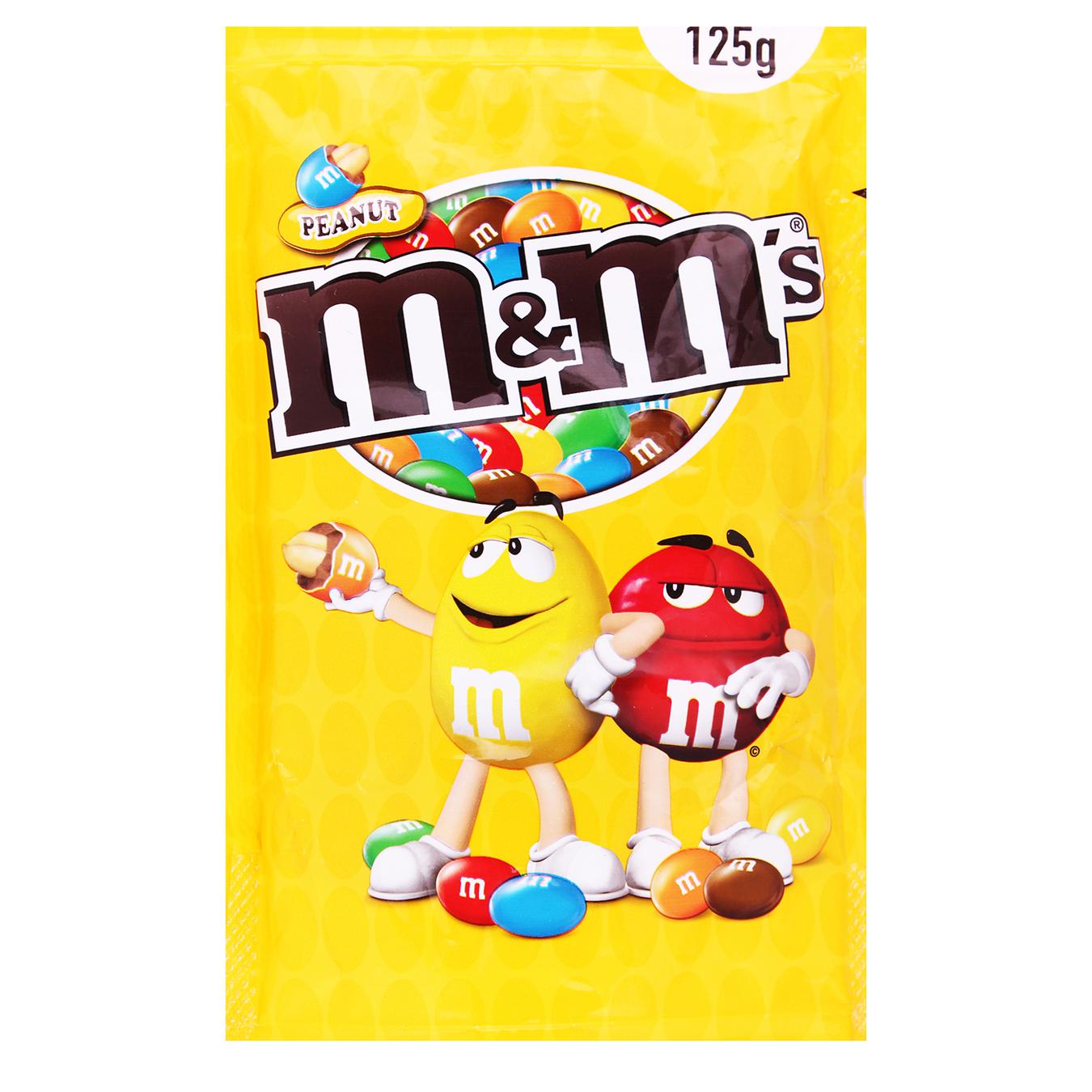 

Драже M & M's с арахисом и молочным шоколадом 125г