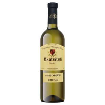 CGW Tbiliso Rkatsiteli White Dry Wine 12.5% 0.75l - buy, prices for Torba - photo 1