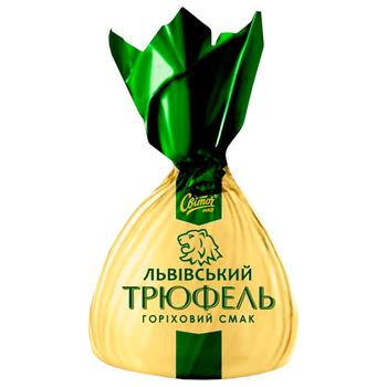 SVITOCH® Lviv Truffle Sweets with Nut Flavor - buy, prices for Supermarket "Kharkiv" - photo 1