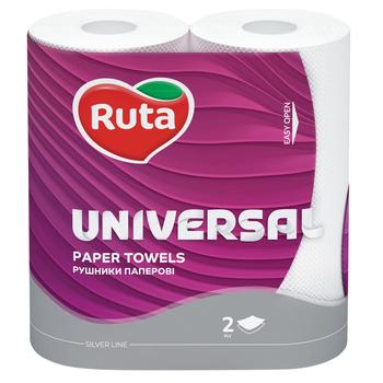 Ruta White Paper Towels 2layer 2pcs - buy, prices for Vostorg - photo 1