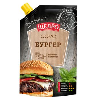 Майонезный соус Щедро Бургер 200г - купить, цены на Идеал - фото 1