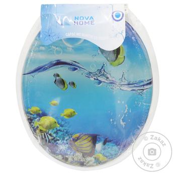 Сидіння для унітаза NovaHome Picasso м'яке - купити, ціни на - фото 1