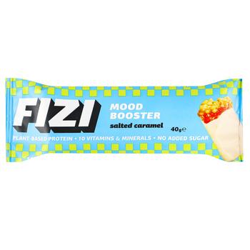 Fizi Salted Caramel Bar in White Glaze 40g - buy, prices for NOVUS - photo 1