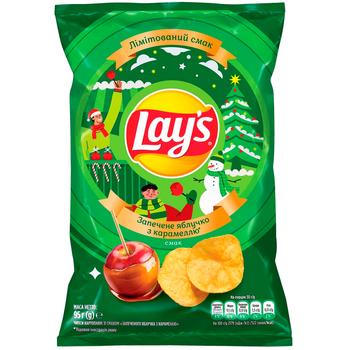 Lays Chips Baked Apple with Caramel 95g - buy, prices for Supermarket "Kharkiv" - photo 2