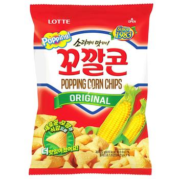 Lotte Original Corn Chips 72g - buy, prices for Auchan - photo 1