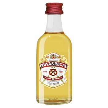 Віскі Chivas Regal 12 років 40% 50мл