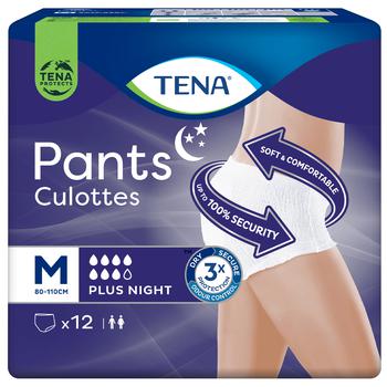 Підгузки Tena Pants Plus Night Medium для дорослих 12шт - купити, ціни на NOVUS - фото 2