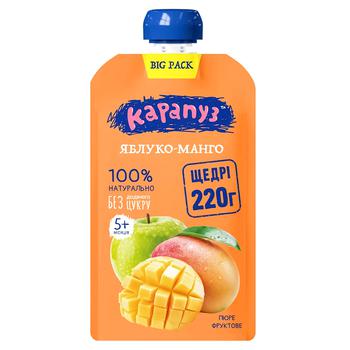 Karapuz Apple-Mango Puree 220g - buy, prices for - photo 1