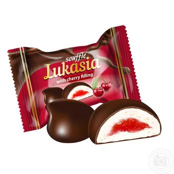 Lukasia With Cherry Filling Souffle Candies