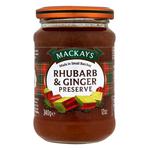 Джем Mackays Ревень с имбирем 340г
