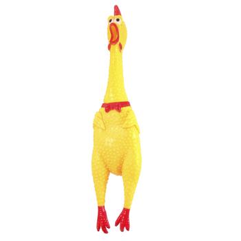 Chicken Rubber Toy For Animals 17cm - buy, prices for Tavria V - photo 1