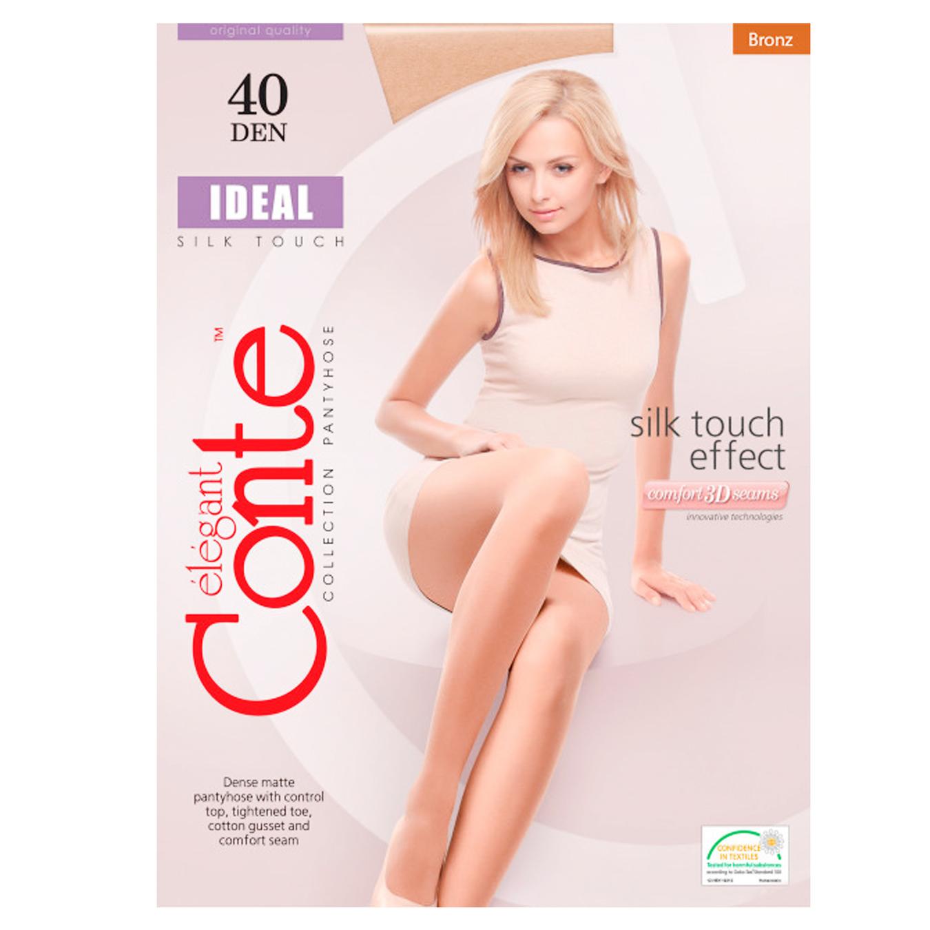 

Колготки женские Conte Ideal 40 den 5 bronz