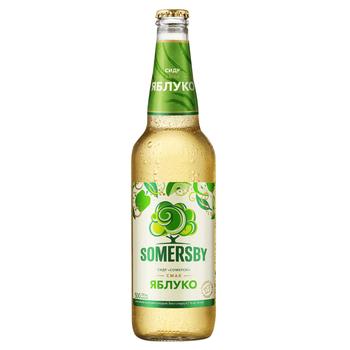Сидр Somersby Яблоко 4,7% 0,5л