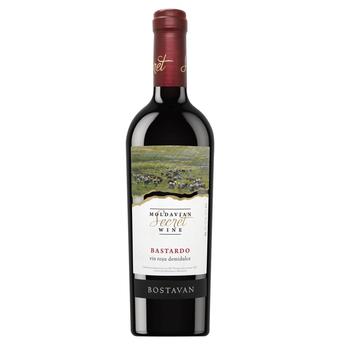 Вино Bostavan Bastardo червоне напівсолодке 12,5% 0,75л - купити, ціни на Біотус - фото 1