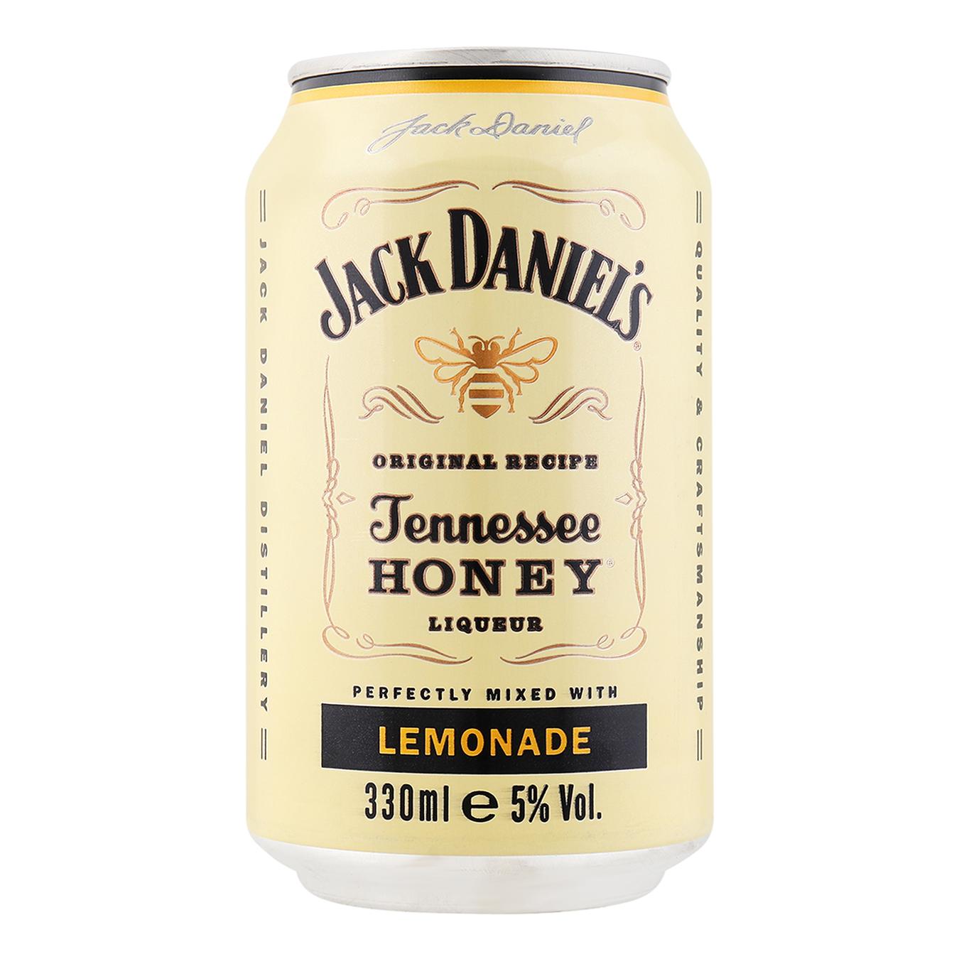 

Напиток Jack Daniels Honey Lemonade 5% 0,33л