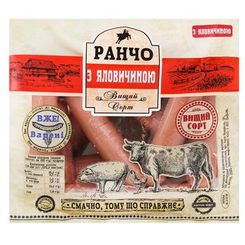 Сосиски Ранчо С говядиной высший сорт - купить, цены на NOVUS - фото 1