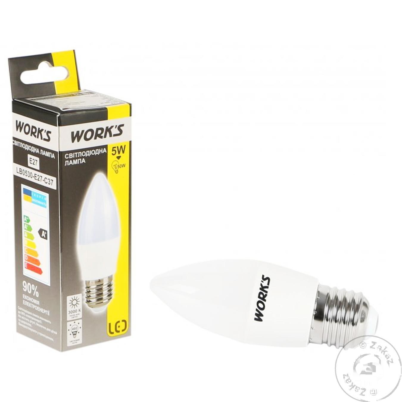 

Лампа светодиодная Work's 5W E27