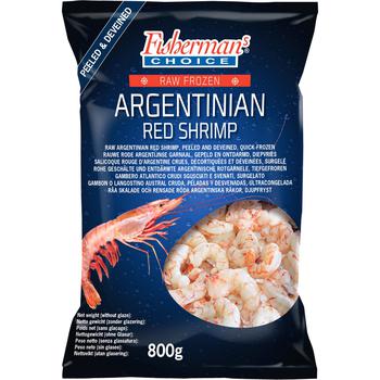 Хвосты креветок Fisherman's Choice Аргентинские красные очищенные 800г - купить, цены на WINETIME - фото 1