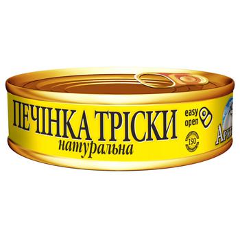 Печень трески Арктика натуральная 235г - купить, цены на - фото 1