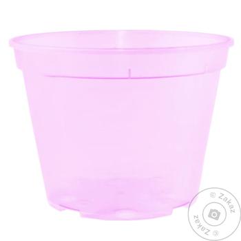 Aleana Transparent Drainage Pink Flowerpot 18х13.5cm - buy, prices for Tavria V - photo 1