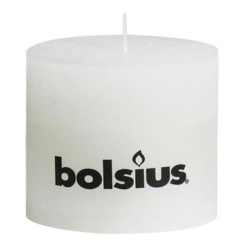 Свеча Bolsius рустик белый 100/100 - купить, цены на - фото 1