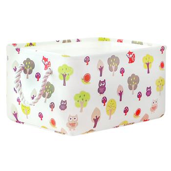 Ящик MVM для зберігання з ручками текстильний білий S 20х30х13 - купити, ціни на Таврія В - фото 1