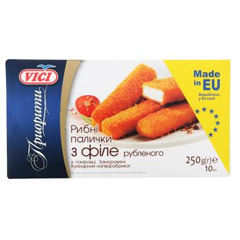 Vici Fish Sticks With Fillet 250g - buy, prices for - photo 1