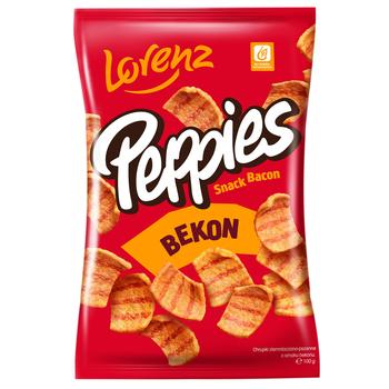 Снеки картопляні Lorenz Peppies зі смаком бекону 100г - купити, ціни на NOVUS - фото 1
