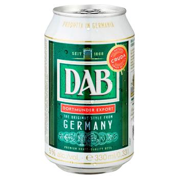 Пиво DAB Dortmunder Export светлое 5% 0,33л - купить, цены на МегаМаркет - фото 1