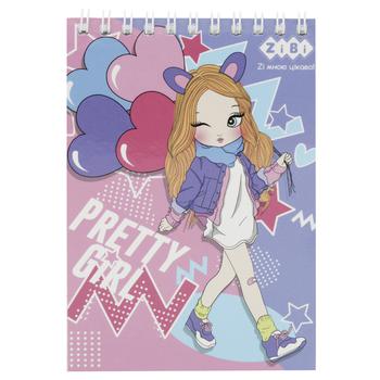 ZiBi Kids Line Pretty GirlsI Notebook on Spring with Cardboard Cover A6 40 Sheets - buy, prices for Za Raz - photo 5