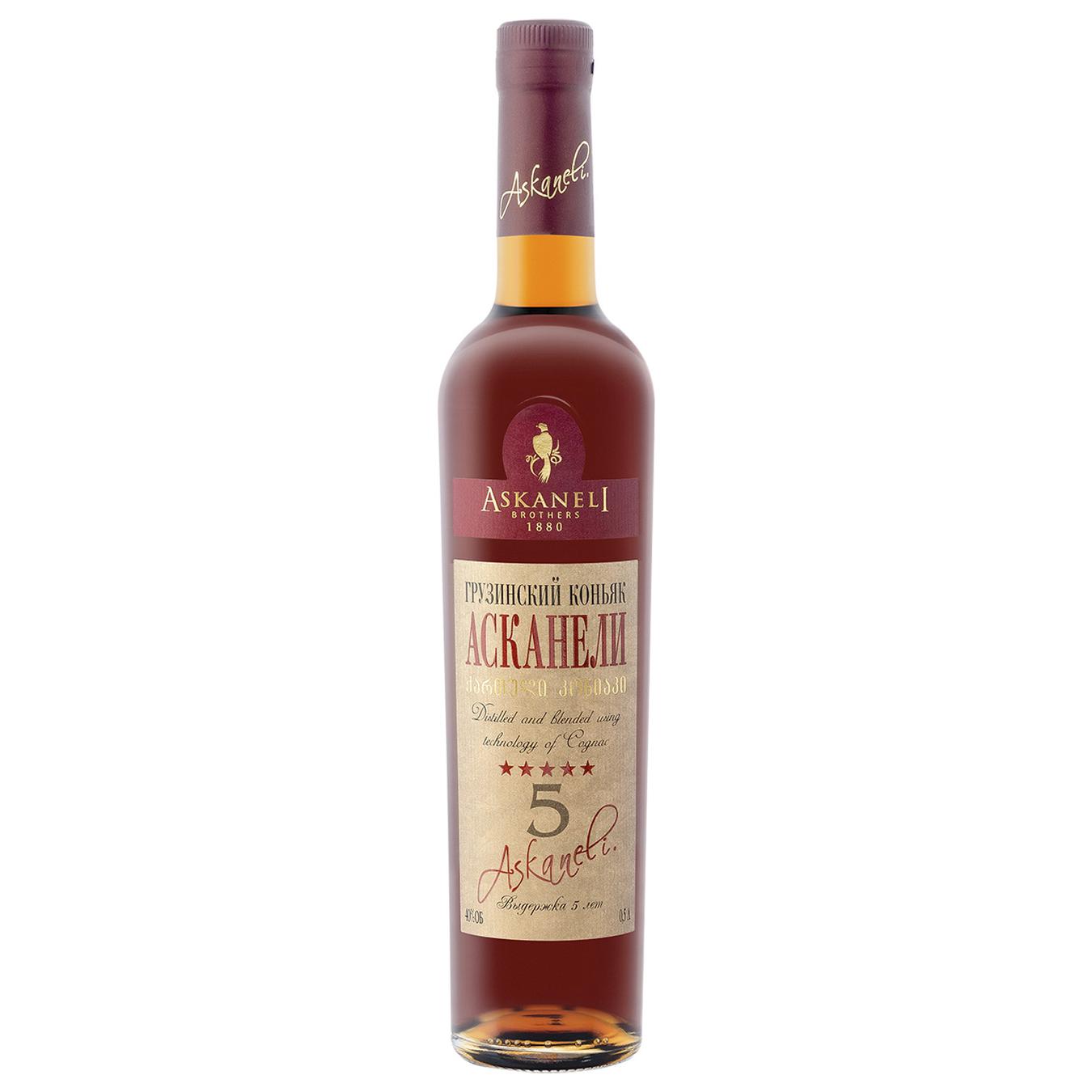 

Коньяк Askaneli Brothers 5 лет 40% 0.5л