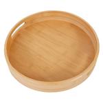 Поднос Eurogold бамбуковый круглый 38х38х5