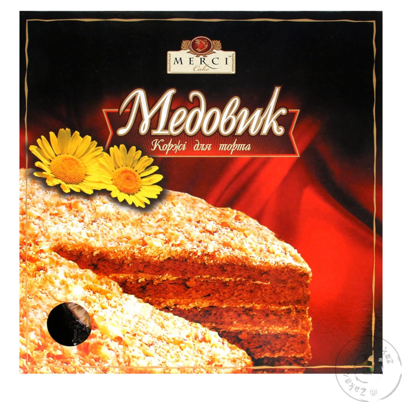 

Лепешки Merci Горлица медовые для торта с черносливом 500г
